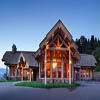 log day lodge at Snowbasin resort